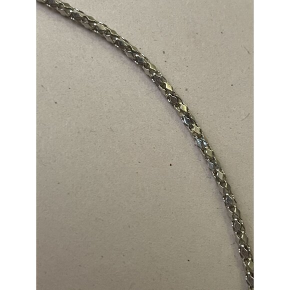 11" silver box chain lobster clasp no markings - Picture 6 of 6